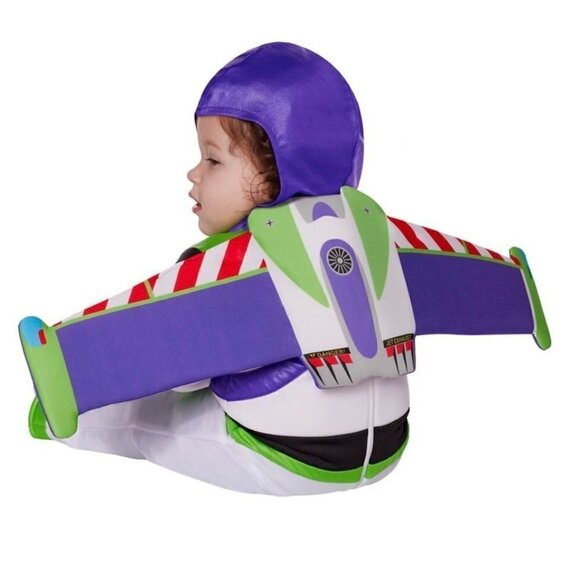 Sprit Halloween Baby Buzz Lightyear Toy Story One Piece Costume  Sz 18-24 Months - Picture 3 of 8